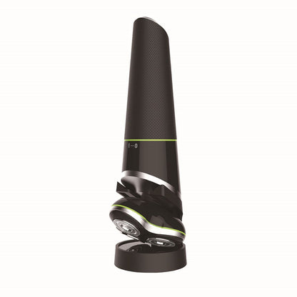 MELISSA Rechargable Electric Razor for Men | 3 Head | Charge Holder | 60 Min Run-Time | Black