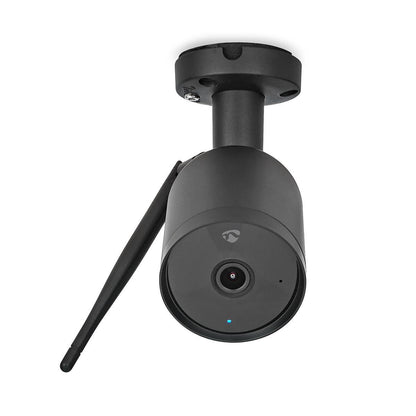 Nedis SmartLife Outdoor Camera | Wi-Fi | Full HD 1080p | IP65 | Cloud Storage (optional) / microSD (not included) | 12 V DC | With motion sensor | Night vision | Black