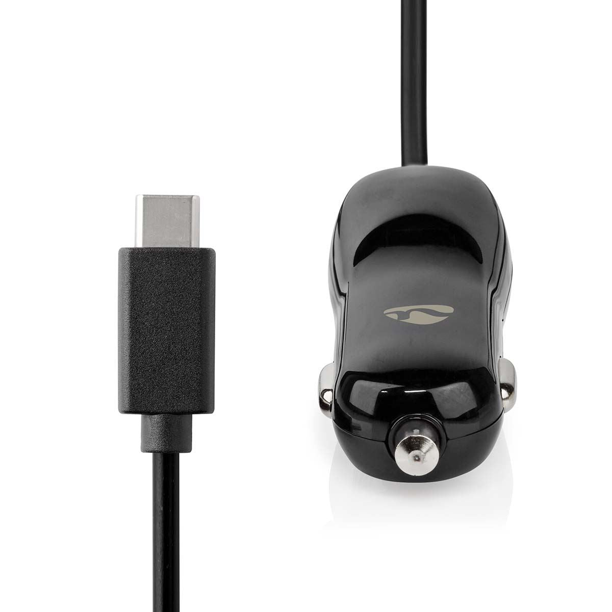 Nedis Car Charger | 18 W | 1x 3.0 A | Number of outputs: 1 | USB-C™ (Fixed) Cable | 1.00 m | Single Voltage Output