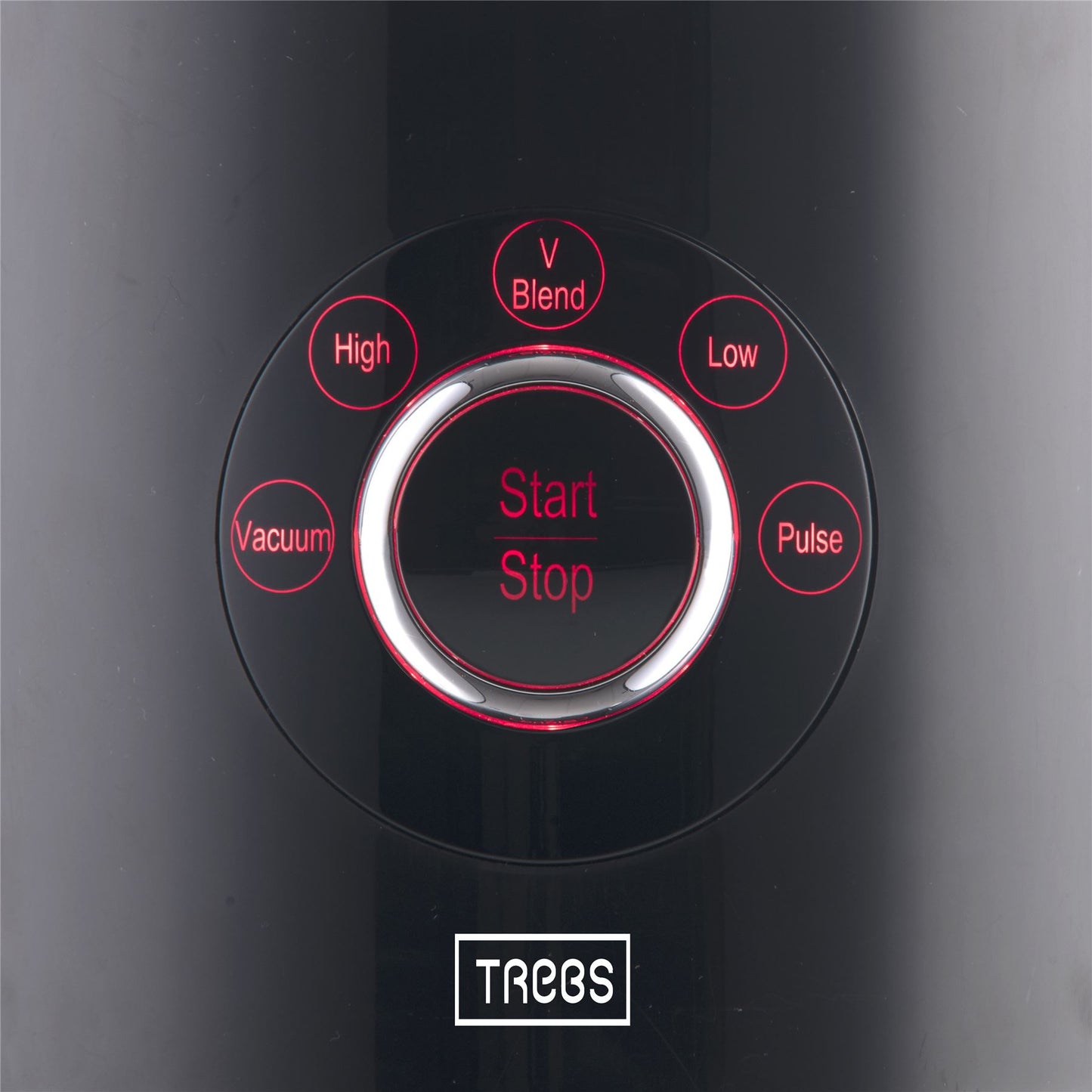 Trebs Vacuum Blender | 1.5l | 800W | 6 Stainless Steel Blades | 5 Functions | Black
