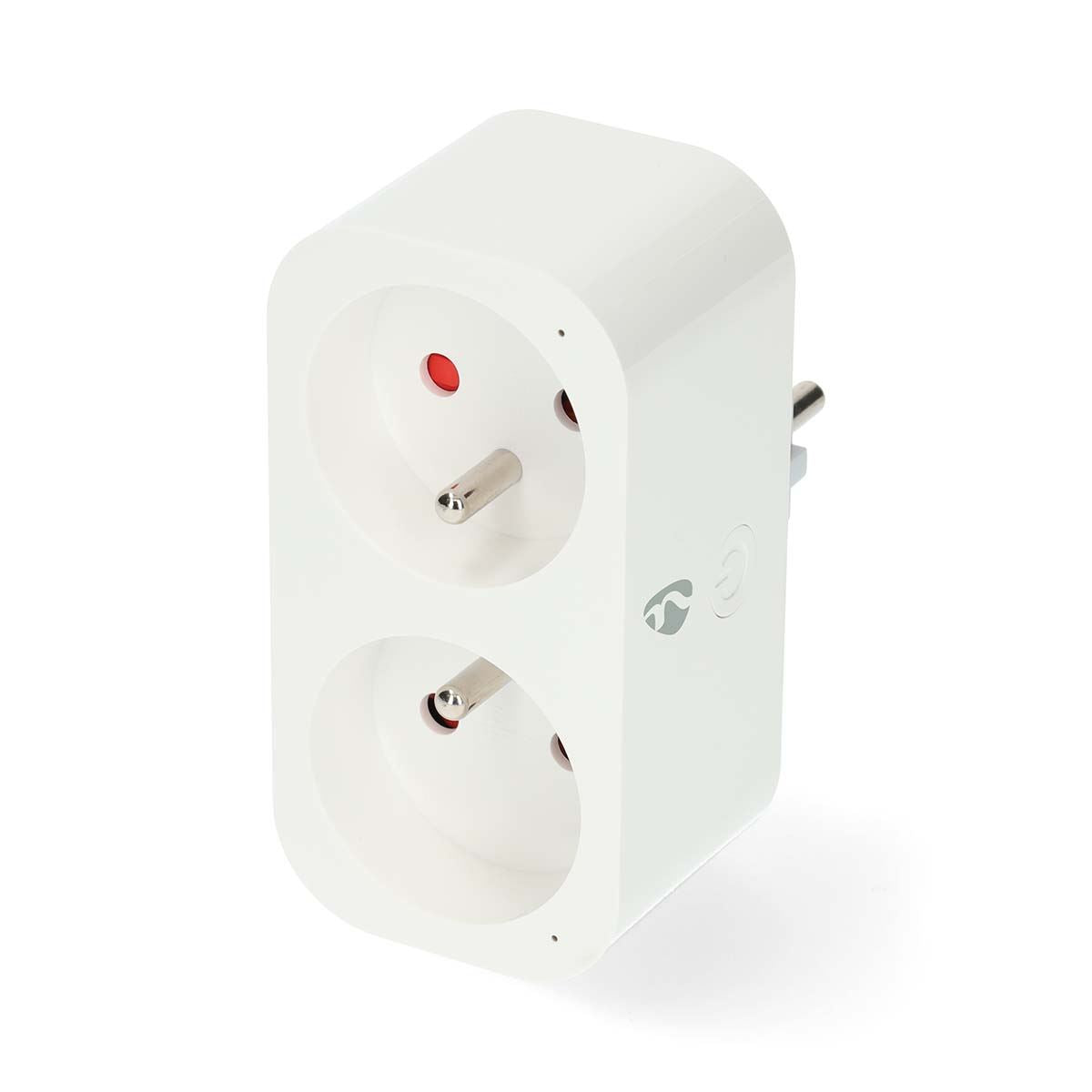 Nedis SmartLife Smart Plug | Wi-Fi | IP21 | Power meter | 3680 W | Type E (CEE 7/6) | 0 - 55 °C | Android™ / IOS | 2-Way | White | 1 pcs