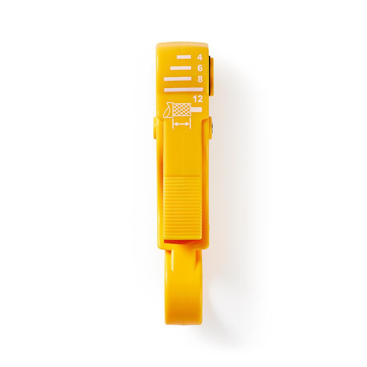 Nedis CSGG49510YE | Cable Stripping Plier | Stripping Tool | PVC / Steel | Black / Yellow