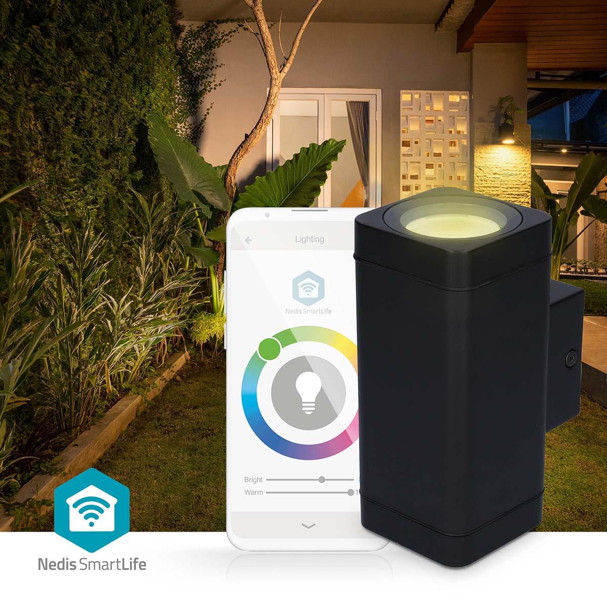 Nedis Smartlife Outdoor Light | 760 lm | Bluetooth® | 8.5 W | Warm to Cool White | 2700 - 6500 K | ABS | Android™ / IOS