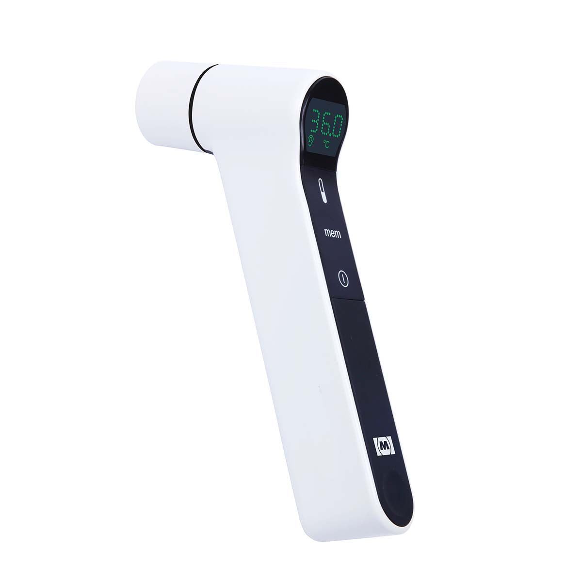 MELISSA Thermometer | 2 in 1 Ear/Forehead | LCD Digital with Coloured Warning | White