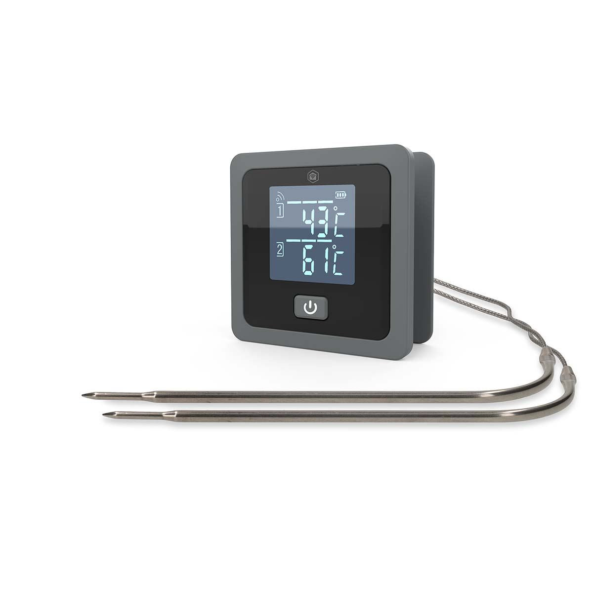 Nedis BTKAT10GY | SmartLife Meat / BBQ Probe Thermometer | Bluetooth | 2 Probes
