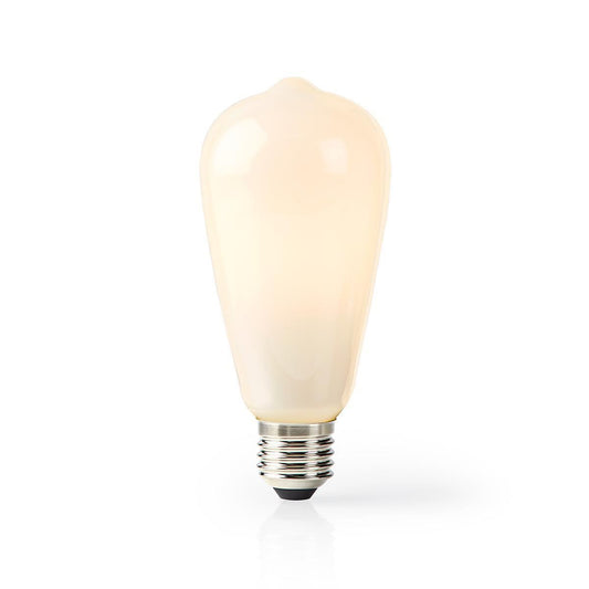 Nedis SmartLife LED Filament Bulb | Wi-Fi | E27 | 500 lm | 5 W | Warm White | 2700 K | Glass | Android™ / IOS | ST64 | 1 pcs