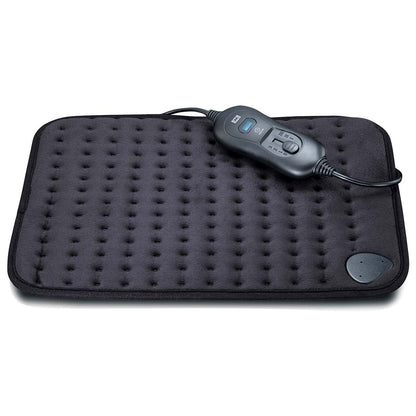 MELISSA Heating Pad 3 Heat Settings | 40 x 30 cm | Overheating protection | Washable | Black