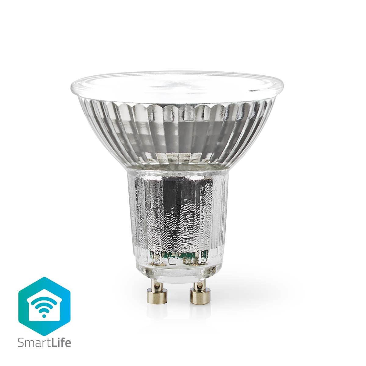 Nedis SmartLife LED Spot | Wi-Fi | GU10 | 345 lm | 5 W | RGB / Warm to Cool White | 2700 - 6500 K | Energy class: G | Android™ / IOS | PAR16 | 1 pcs