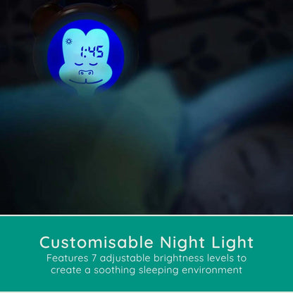 Alecto BC-100 MONKEY | Sleep Trainer & Night Lamp Light / Alarm Clock | Monkey
