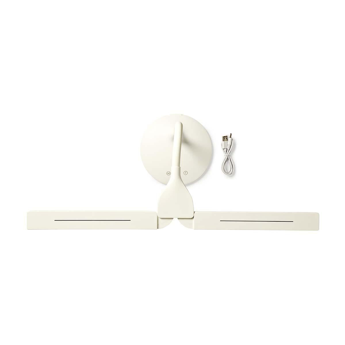 Nedis LED Desk Lamp | Dimmable | 280 lm | Rechargeable | Touch Function | White