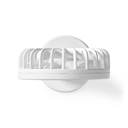 Nedis FNHH1WT | Hand / Desk Fan | Battery Powered 60 mm | 2-Speed Settings | White