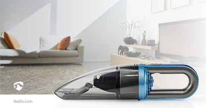 Nedis Handheld Vacuum Cleaner | 75 W | Rechargeable | Dry / Wet | Li-Ion | Blue / Grey
