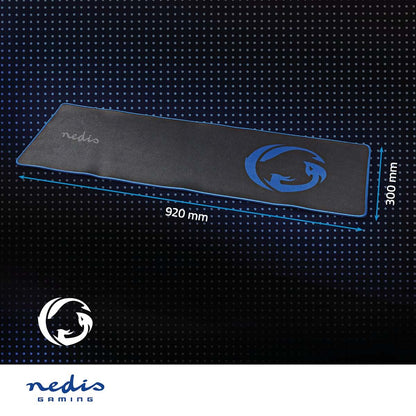 Nedis Gaming Mouse Pad | Microfiber / Rubber | Black