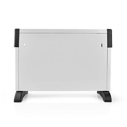 Nedis Convection Heater | 2000 W | 3 Heat Settings | Adjustable thermostat | Fall over protection | Integrated handle(s) | White