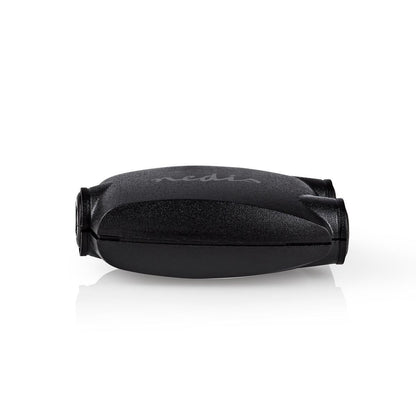 Nedis TosLink Adapter | TosLink Female | 2x TosLink Female | Splitter | ABS | Black | 1 pcs | Blister