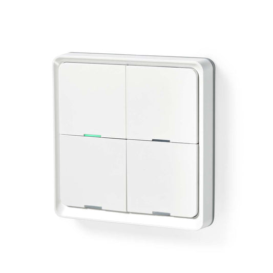 Nedis SmartLife Wall Switch | Zigbee 3.0 | Wall Mount | Android™ / IOS | Plastic | White