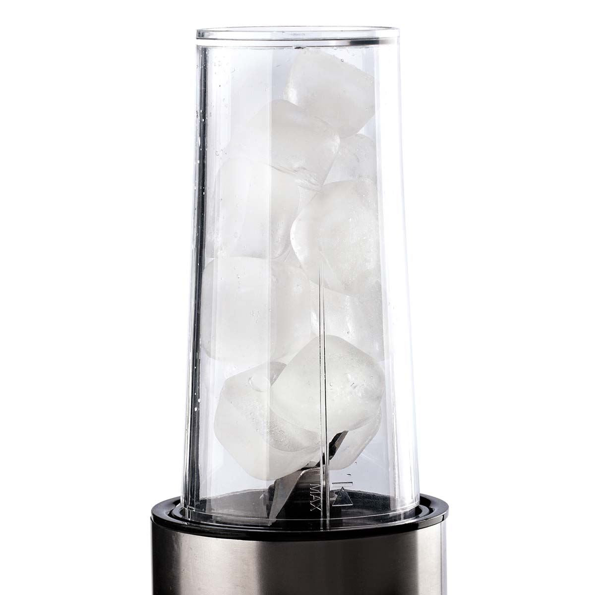 Trebs 99242 | Smoothie-to-go | Pro drinking cup Comfortjuicer | 450 ml | School, Work or Gym | Black