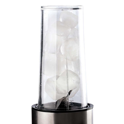 Trebs 99242 | Smoothie-to-go | Pro drinking cup Comfortjuicer | 450 ml | School, Work or Gym | Black