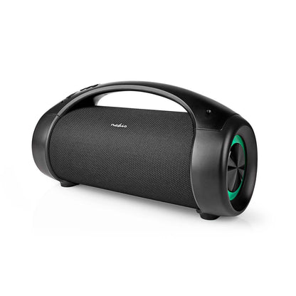 Nedis Bluetooth® Party Boombox | 6 hrs | 2.0 | 50 W | Media playback: AUX / USB | IPX5 | Linkable | Carrying handle | Party lights | Black