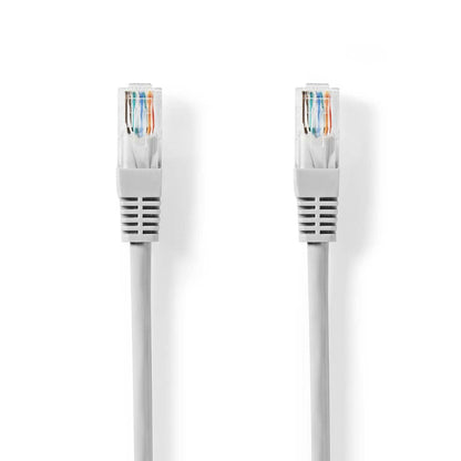 Nedis CAT5e Network Cable | U/UTP | RJ45 Male | RJ45 Male | 15.0 m | Round | PVC | Grey | Label