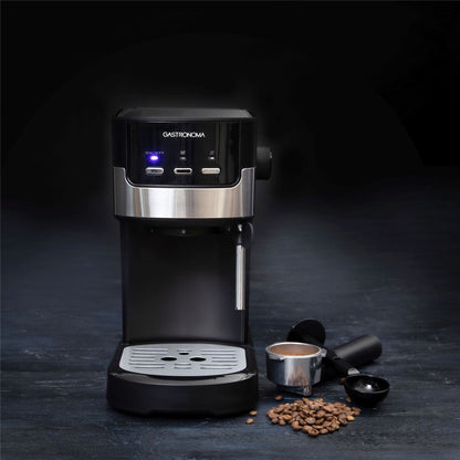 Gastronoma 18110002 | Espresso Coffee Maker 15 bar 1100W | Black / Stainless Steel