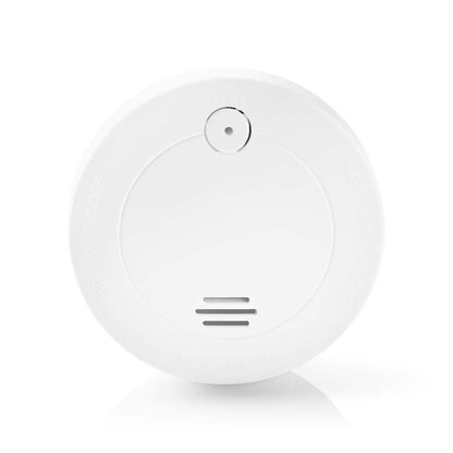 Nedis Smoke Alarm | Battery Powered | Battery life up to: 1 year | EN 14604 | With test button | 85 dB | ABS | White