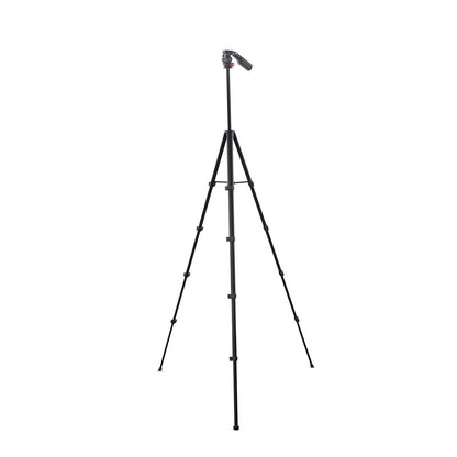 Nedis Tripod | Maximum load capacity: 3 kg | Minimum working height: 41.5 cm | Maximum working height: 160 cm | 5 Segments | Pan & Tilt | Travel bag included | ABS / Aluminium | Black