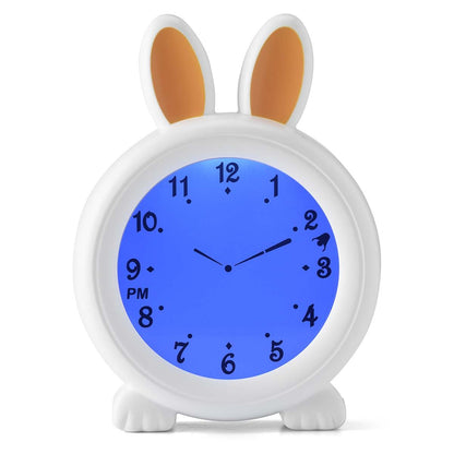 Alecto BC100BUNNY | Sleep Trainer & Night Lamp Light / Alarm Clock - Rabbit
