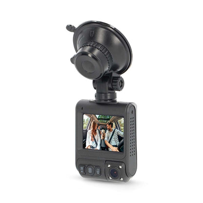 Nedis Dash Cam | 4K@30fps | 12 MPixel | 2 " | Wi-Fi | LCD | Dual camera | Cabine view camera | GPS | Parking sensor | Motion detection | Night view | Black