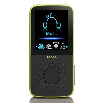 Lenco PODO-153LM | Sports MP3/4 Player with Pedometer |Wristband | 4GB | Micro SD Card Expansion | Lime