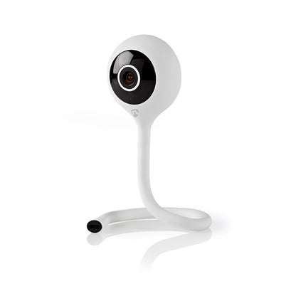 Nedis SmartLife Indoor Camera | Wi-Fi | Full HD 1080p | Cloud Storage (optional) / microSD (not included) | With motion sensor | Night vision | White