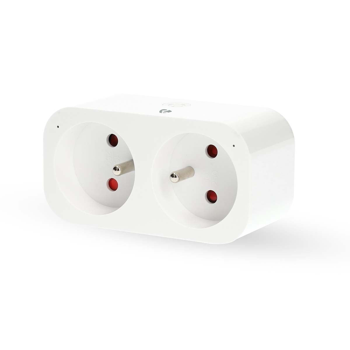 Nedis SmartLife Smart Plug | Wi-Fi | IP21 | Power meter | 3680 W | Type E (CEE 7/6) | 0 - 55 °C | Android™ / IOS | 2-Way | White | 1 pcs