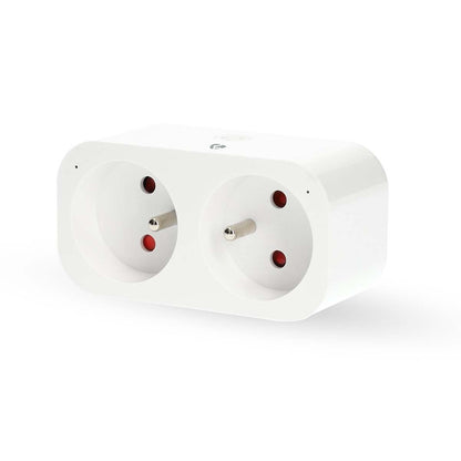 Nedis SmartLife Smart Plug | Wi-Fi | IP21 | Power meter | 3680 W | Type E (CEE 7/6) | 0 - 55 °C | Android™ / IOS | 2-Way | White | 1 pcs