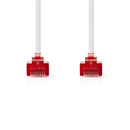 Nedis CAT6 Network Cable | RJ45 Male | RJ45 Male | U/UTP | 3.00 m | Snagless | Flat | PVC | White | Envelope