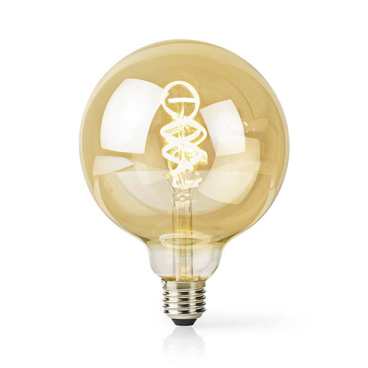 Nedis SmartLife LED Filament Bulb | Wi-Fi | E27 | 360 lm | 4.9 W | Warm to Cool White | 1800 - 6500 K | Glass | Android™ / IOS | Globe | 1 pcs