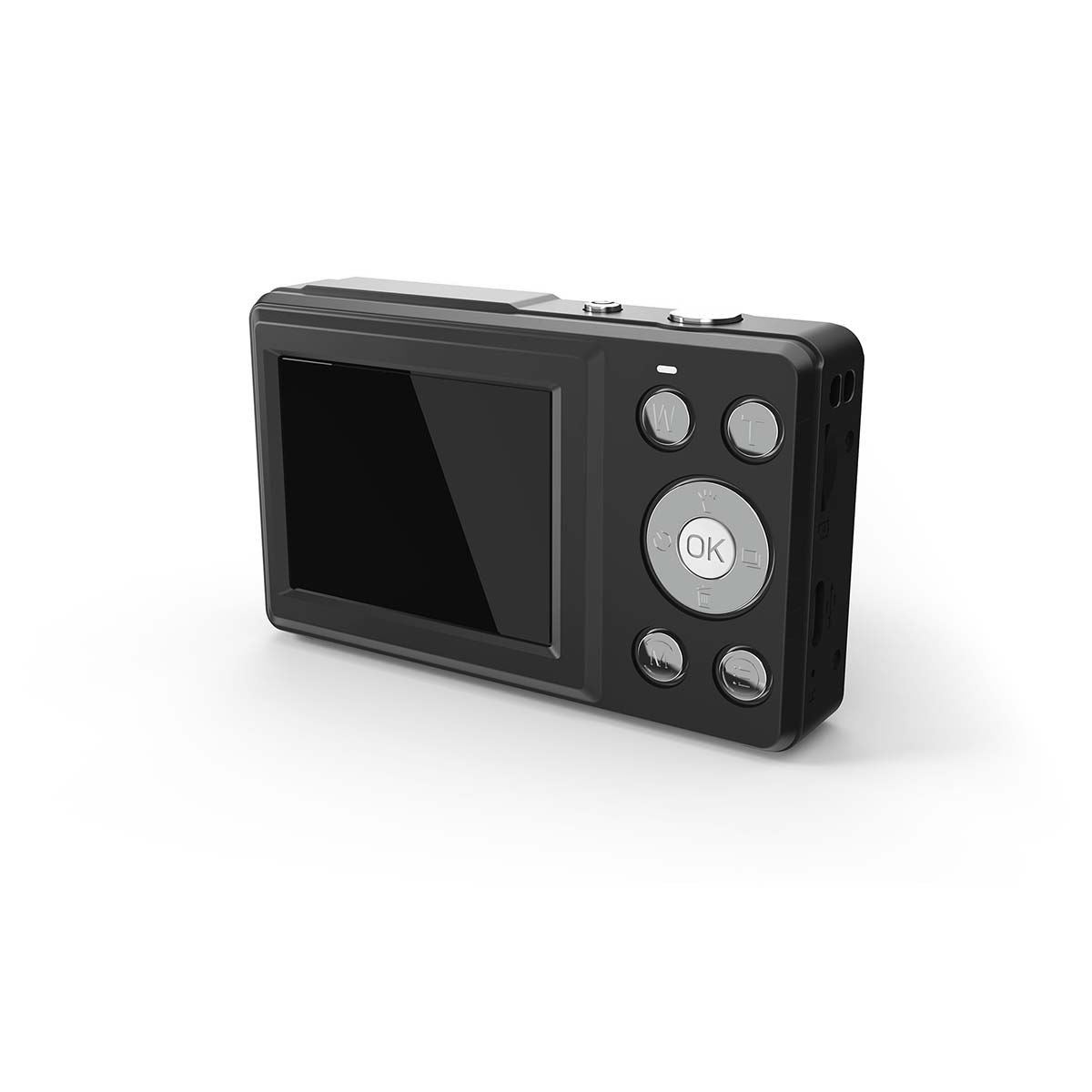 Nedis PCAM2530BK | Digital Photo Camera | Dual Screen | 48 MPixel | 4K@30fps | 5 MPixel CMOS | Black