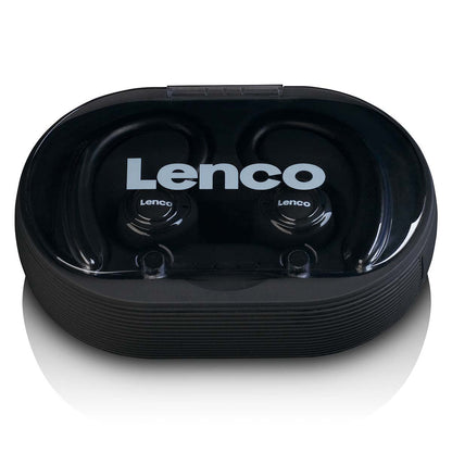 Lenco EPB-460BK | Sport IPX5 TWS Bluetooth® | Rechargable In-Ear Earphones | Black