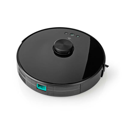 Nedis SmartLife Robot Vacuum Cleaner | Laser Navigation | Wi-Fi | Capacity collection reservoir: 0.6 l | Automatic charging | Maximum operating time: 2 hrs | Black | Android™ / IOS