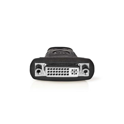Nedis HDMI™ Adapter | HDMI™ Connector | DVI-D 24+1-Pin Female | Gold Plated | Straight | ABS | Black | 1 pcs | Box