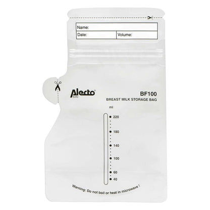 Alecto BF-100 | Breast Milk Storage Bags 220 ml | 100 pieces