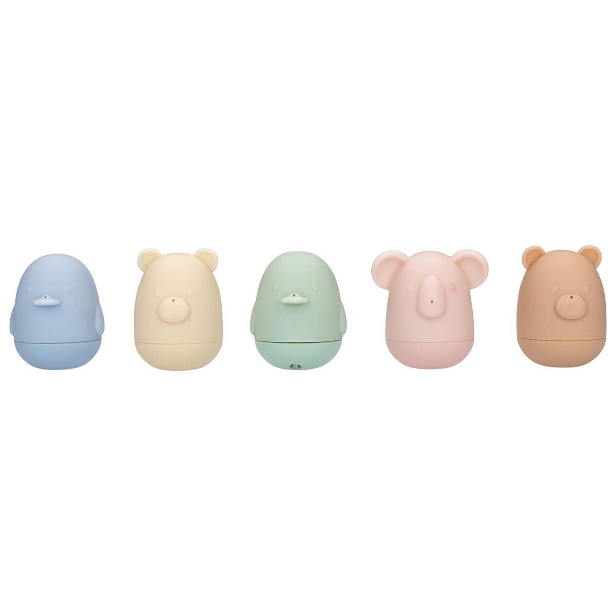 Alecto BT-5 | Set of Five Colourful Bath Toys with Thermometer | For Babies and Children