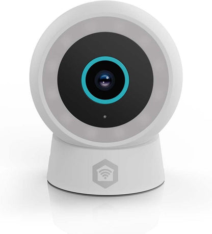 Nedis SmartLife Outdoor Camera | Wi-Fi | Spotlight | 3MP Full HD 1296p | IP65 | Cloud Storage (optional) / microSD (not included) / Onvif | 5 V DC | With motion sensor | Night vision | White