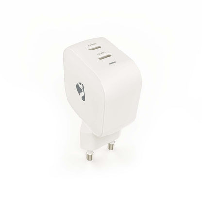 Nedis Wall Charger | 35 W | GaN | PD3.0 | Quick charge feature | 1.75 / 2.33 / 2.92 / 3.0 A | Number of outputs: 2 | 2x USB-C™ | Automatic Voltage Selection | White