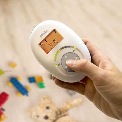 Alecto DBX120 | DBX120 Baby Monitor | Full Eco DECT | Temperature Display | White/Blue