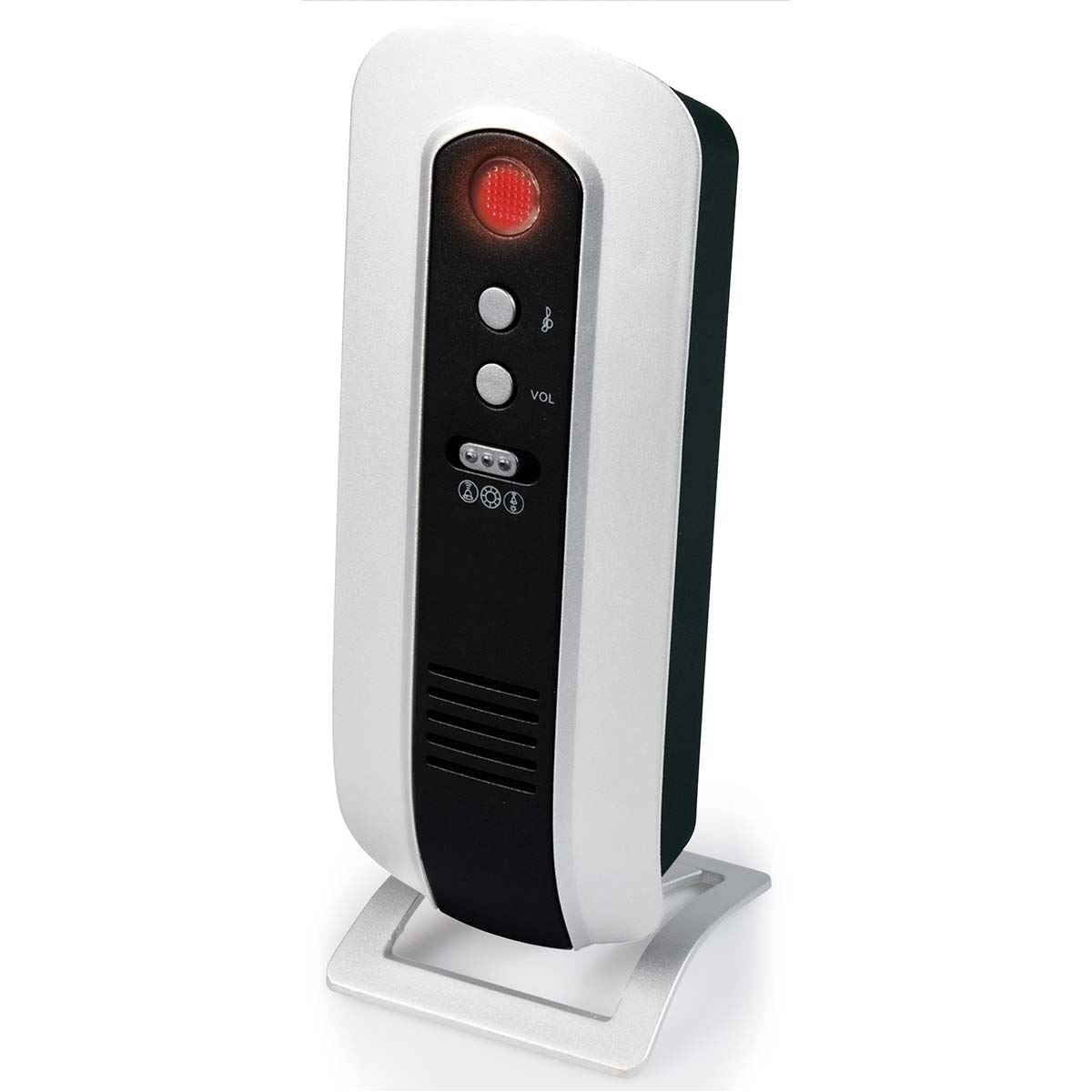Alecto Wireless Battery Powered Doorbell | 36 Tones | Black / Silver