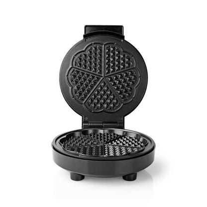Nedis Waffle Plate | 19 cm | 1000 W | Black