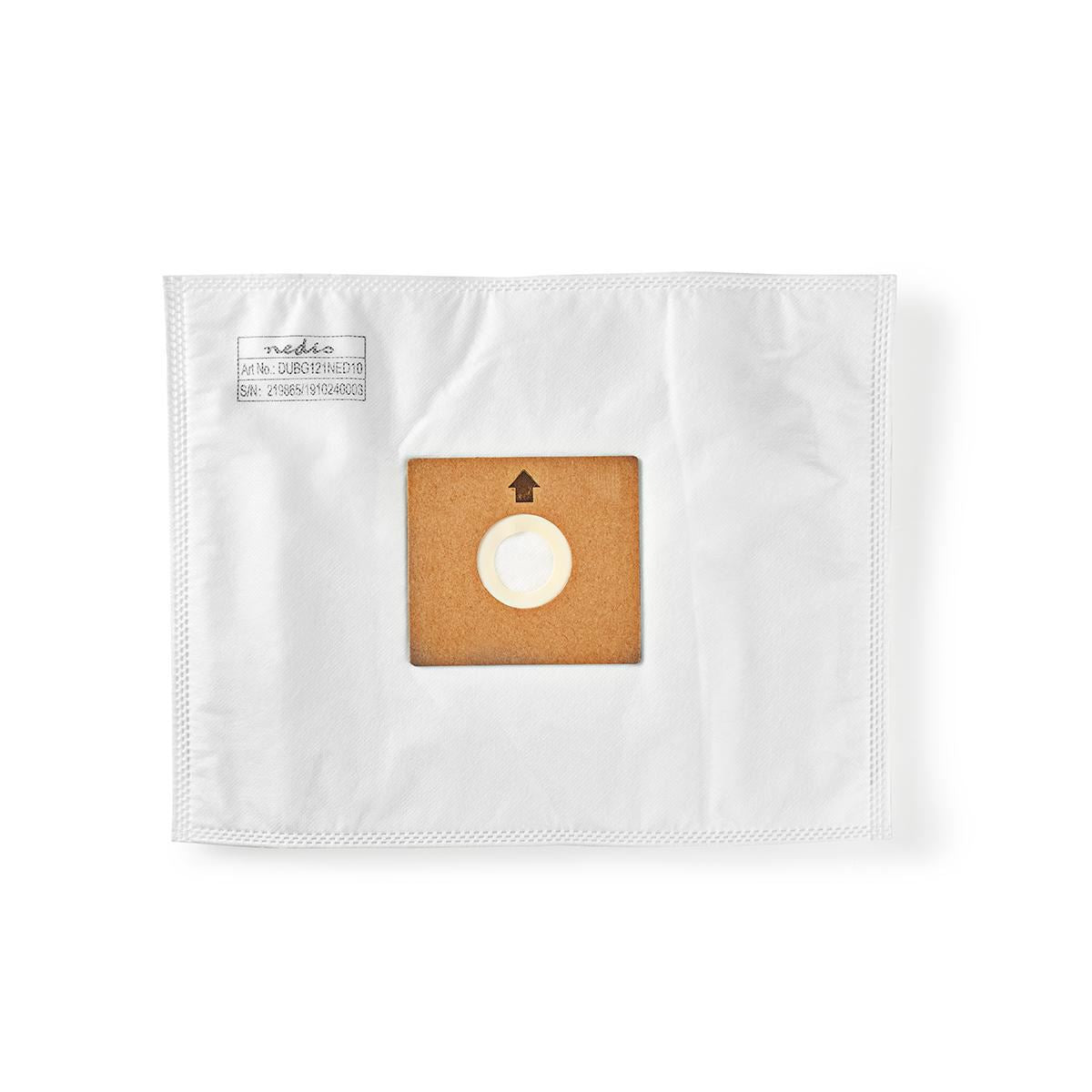 Nedis DUBG121NED10 | Vacuum Cleaner Bag | 10 pcs | Synthetic | Most sold for: Nedis DUBG121NED10 |® VCBG300-Series | White