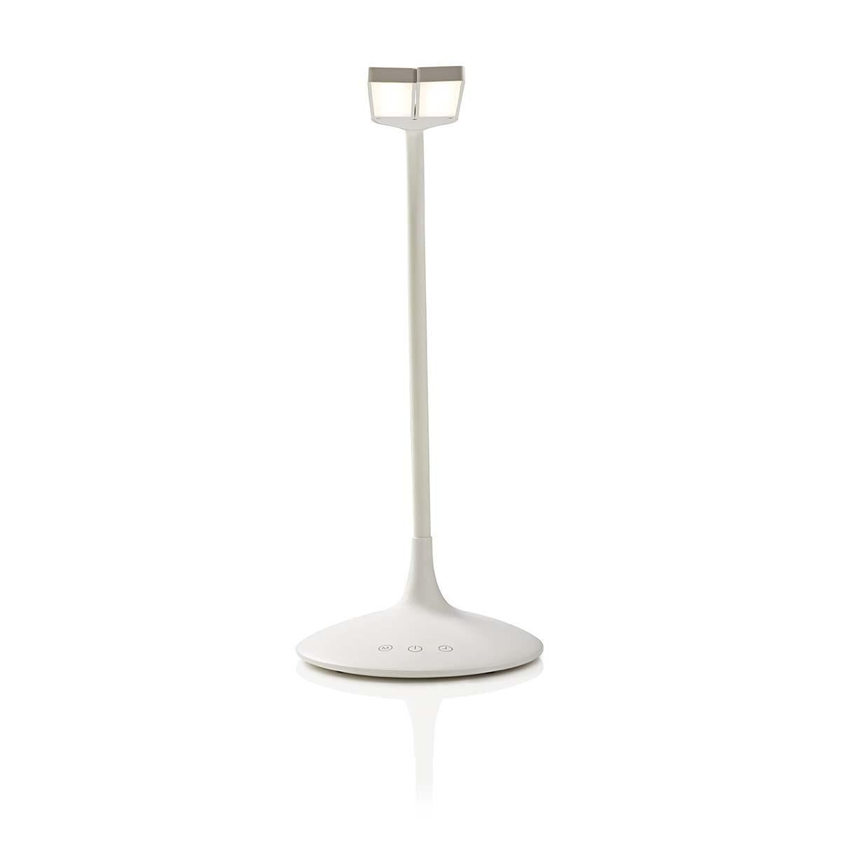 Nedis LED Desk Lamp | Dimmable | 280 lm | Rechargeable | Touch Function | White
