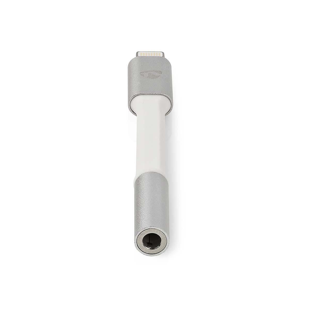 Nedis Lightning Adapter | Apple Lightning 8-Pin | 3.5 mm Female | Gold Plated | 0.15 m | Round | Aluminium