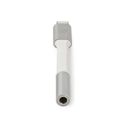 Nedis Lightning Adapter | Apple Lightning 8-Pin | 3.5 mm Female | Gold Plated | 0.15 m | Round | Aluminium